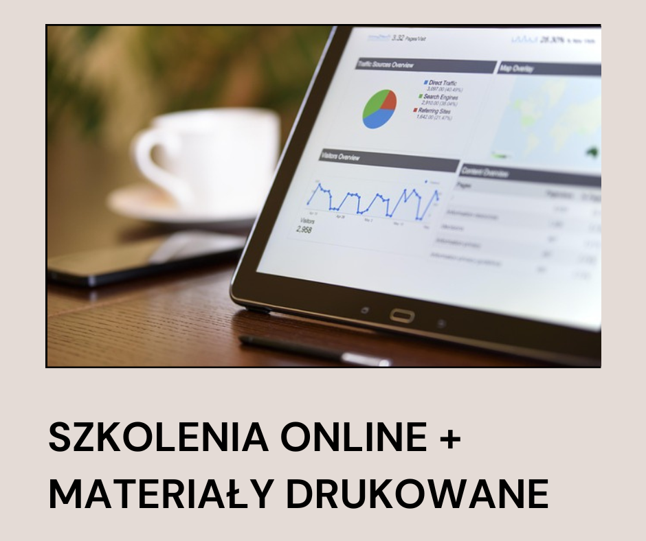 szkolenia online plus materiały drukowane